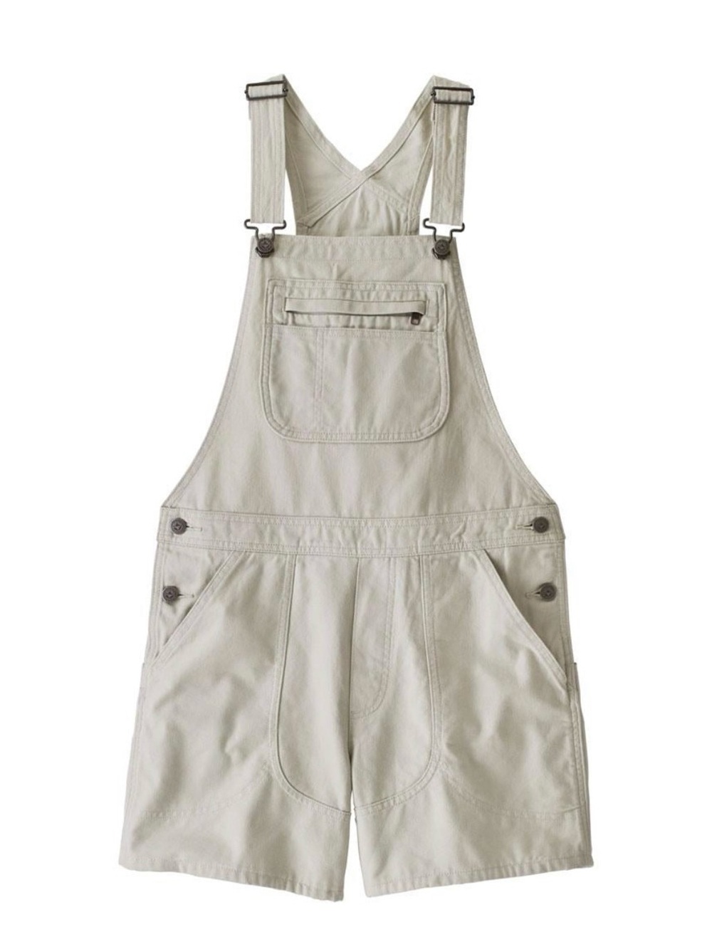 Patagonia Stand Up Women's Cream Short Overalls